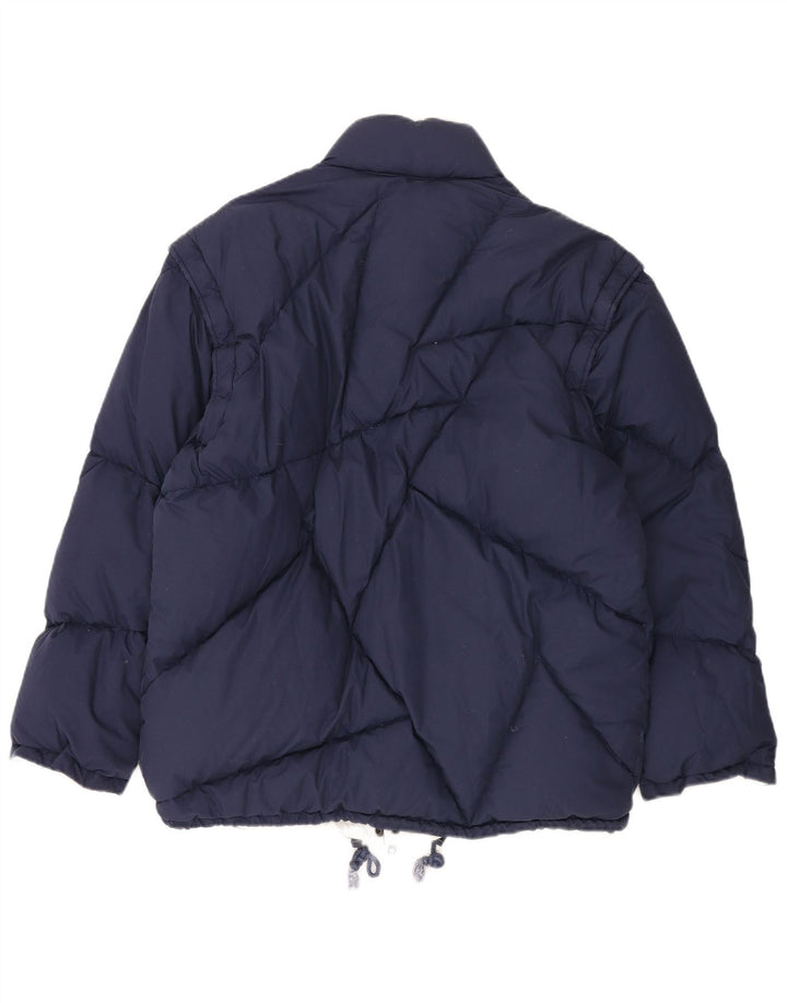 Giacca imbottita reversibile da uomo Dolomite UK 38 poliestere medio blu navy