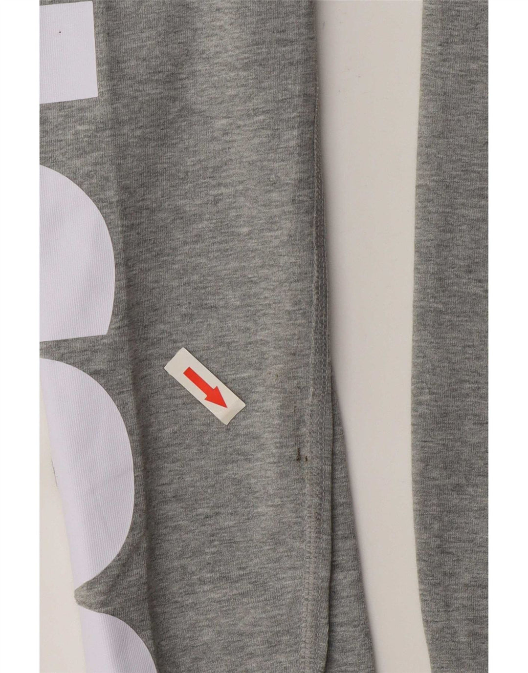 Leggings grafici da donna Nike UK 10 piccolo cotone grigio