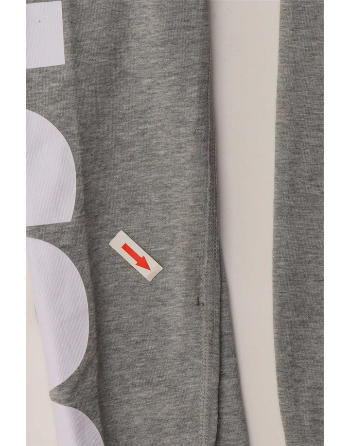 Leggings grafici da donna Nike UK 10 piccolo cotone grigio