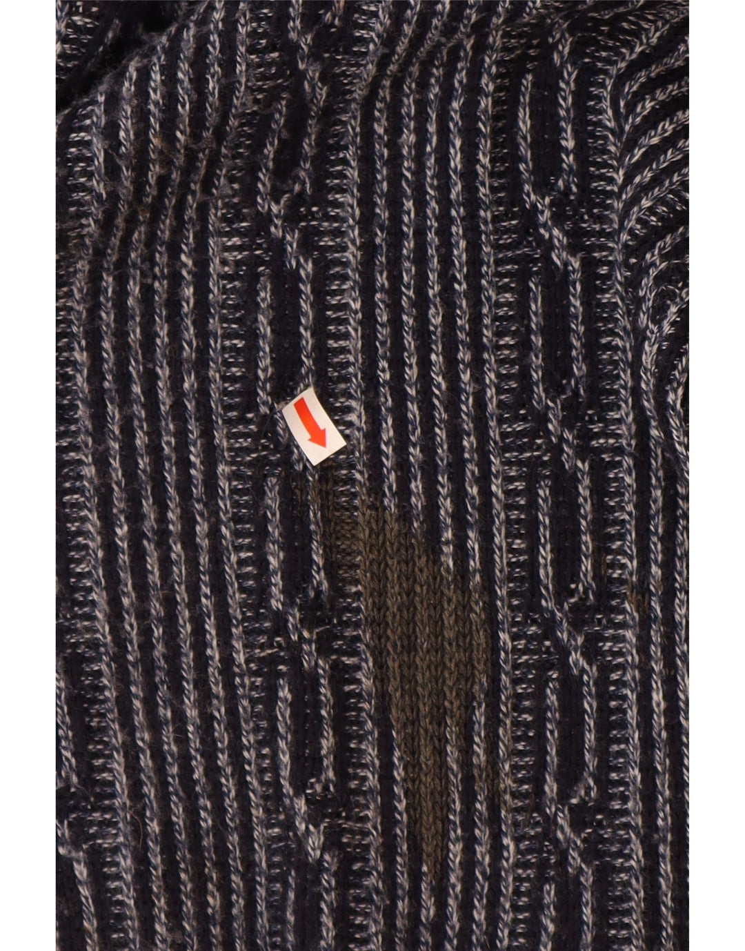 C&A Maglione da uomo con scollo a barca, grande, in poliacrilico Fair Isle blu navy