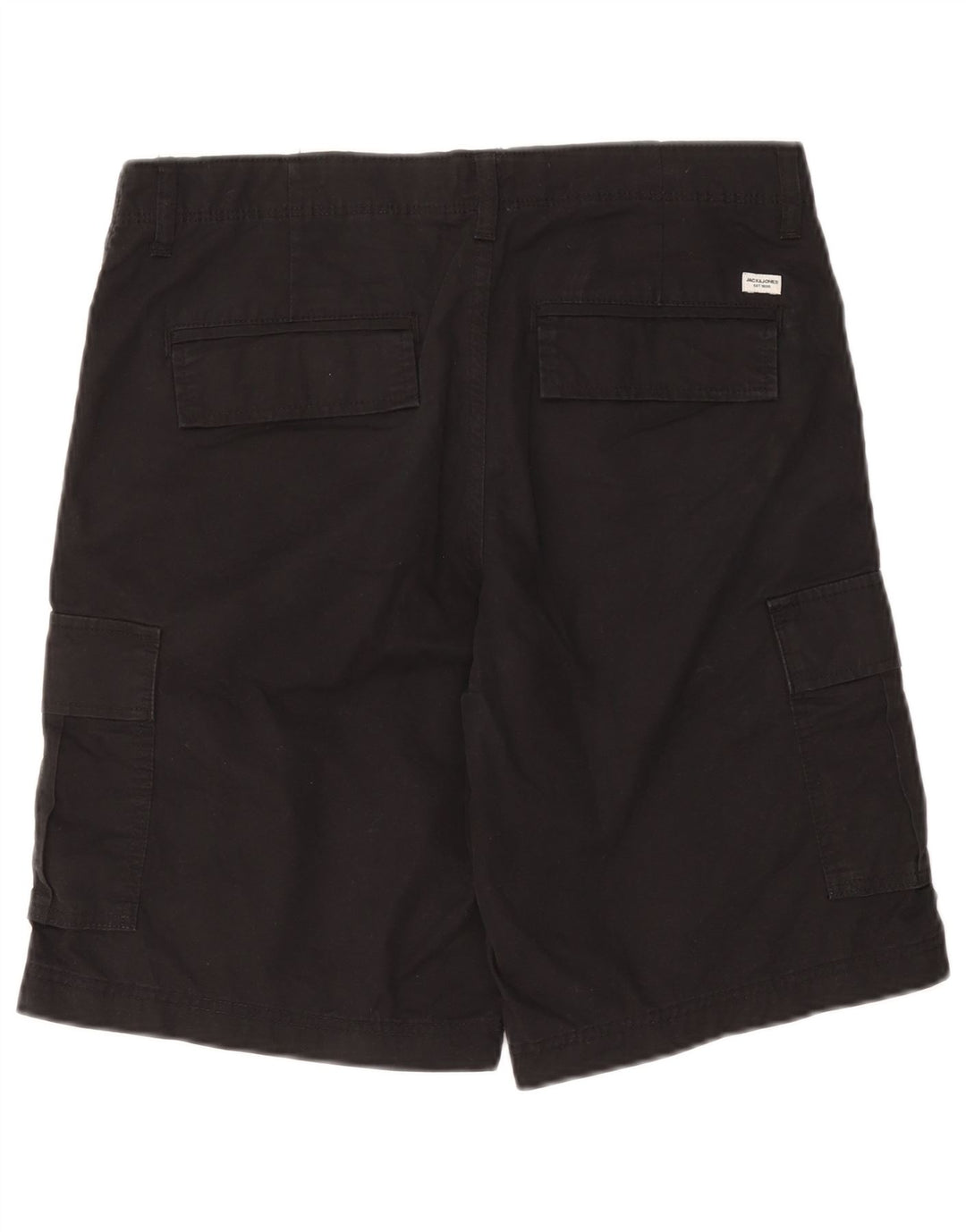 Pantaloncini cargo da uomo Jack & Jones medi W32 cotone nero