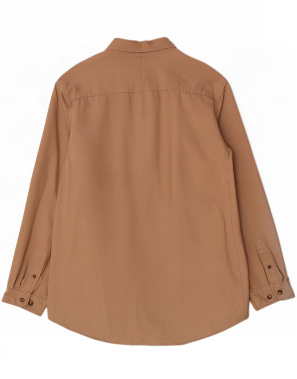 Camicia da uomo Wrangler XL in cotone marrone