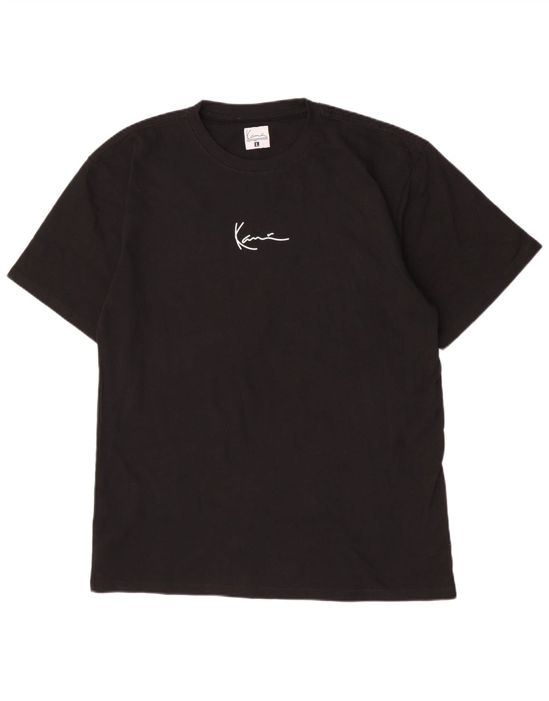 T-shirt da uomo Karl Kani Top grande in cotone nero