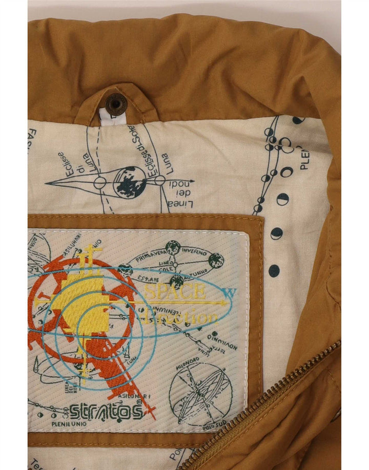 Bomber con cappuccio da uomo Stratos UK 40 Large Beige Poliestere