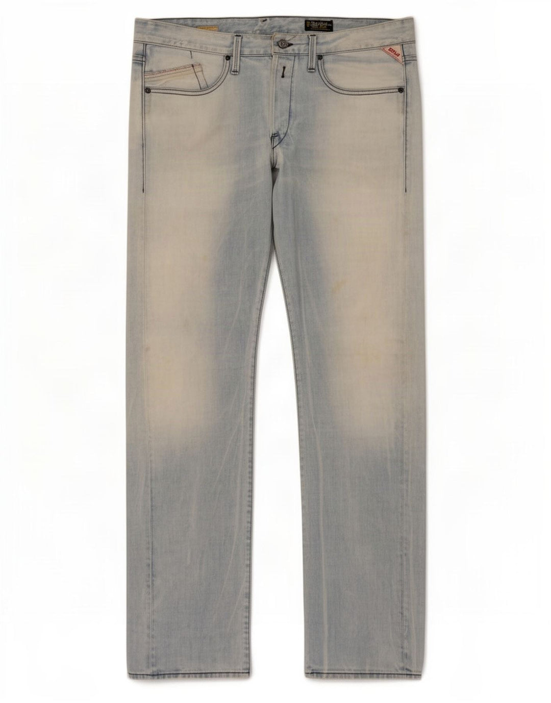 Jeans dritti da uomo Replay W36 L34 cotone blu