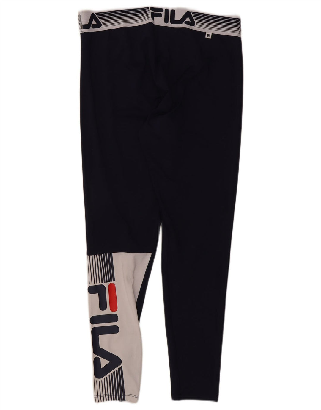 Leggings grafici da donna Fila UK 14 Poliestere color block medio blu navy