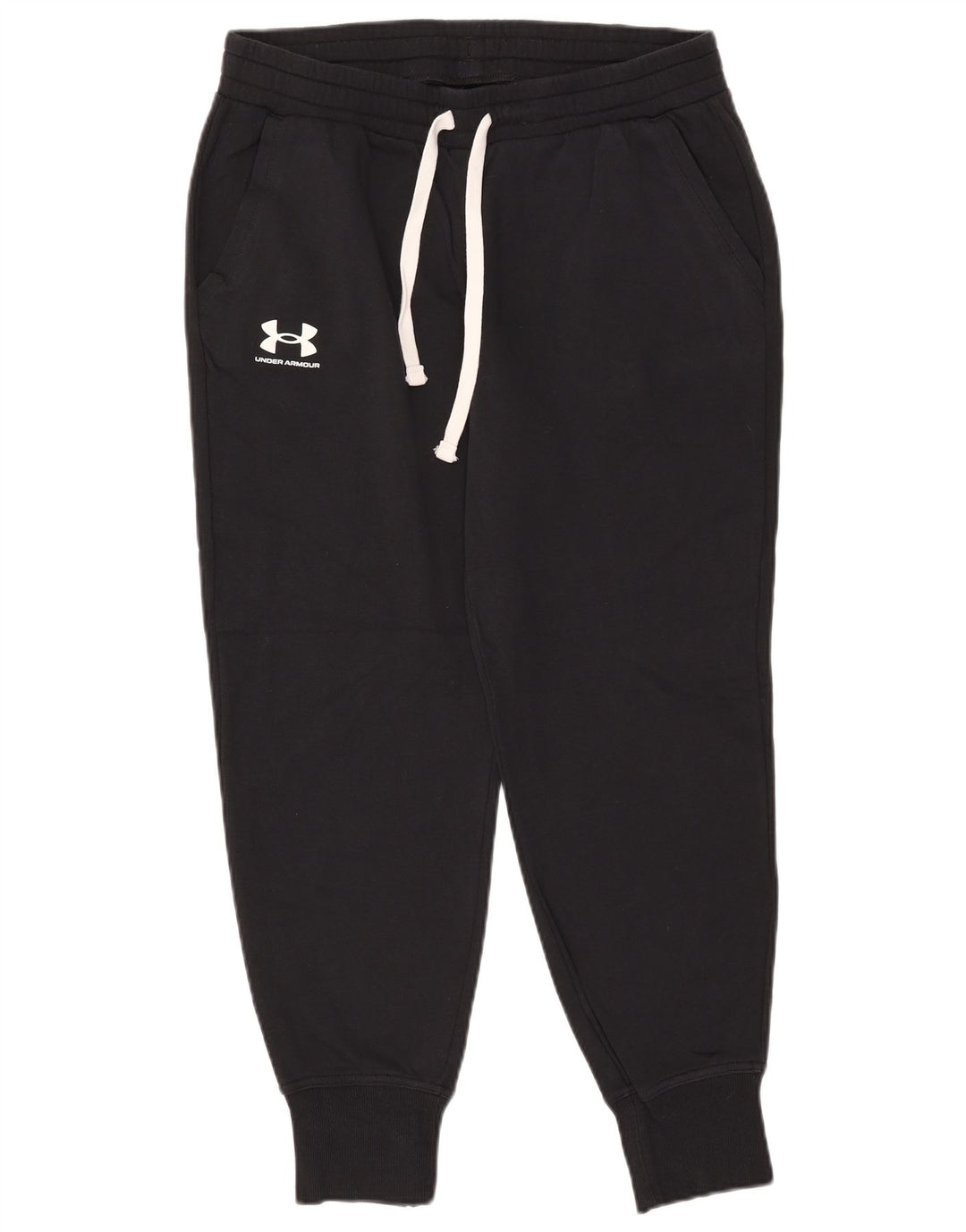 Pantaloni da tuta da donna UNDER ARMOUR Joggers UK 14 Large Nero Cotone