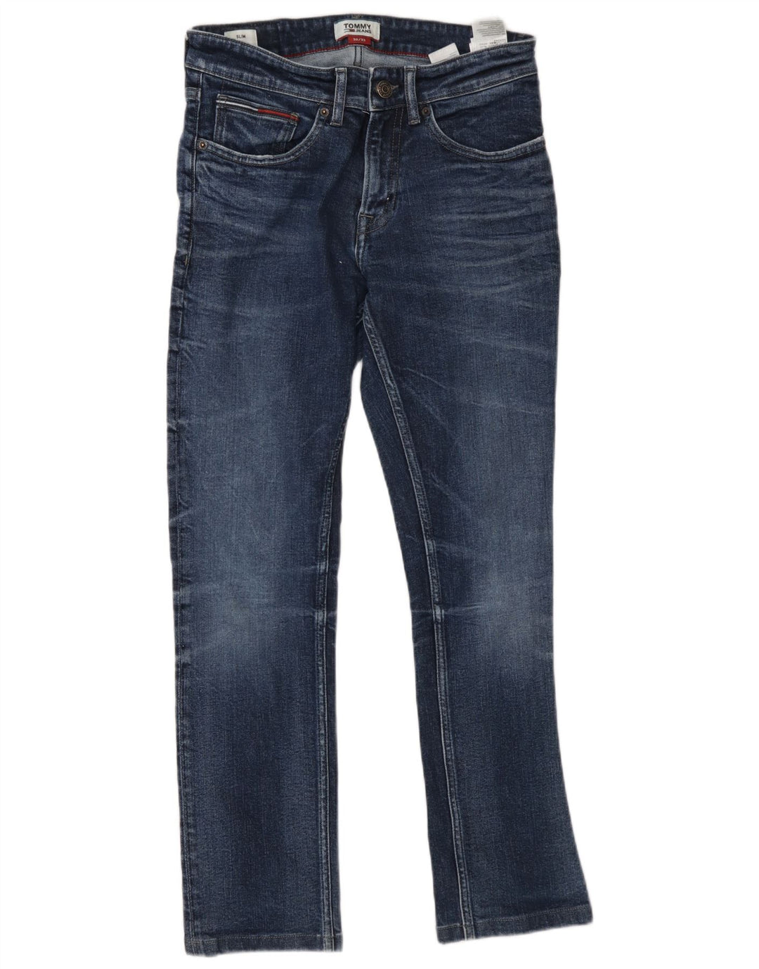 Jeans slim da uomo Tommy Hilfiger W30 L32 cotone blu