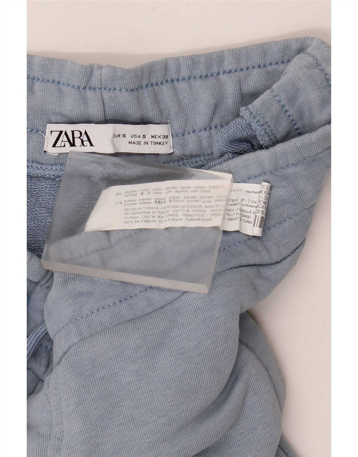 Pantaloni da tuta da uomo Zara Joggers piccoli in cotone blu