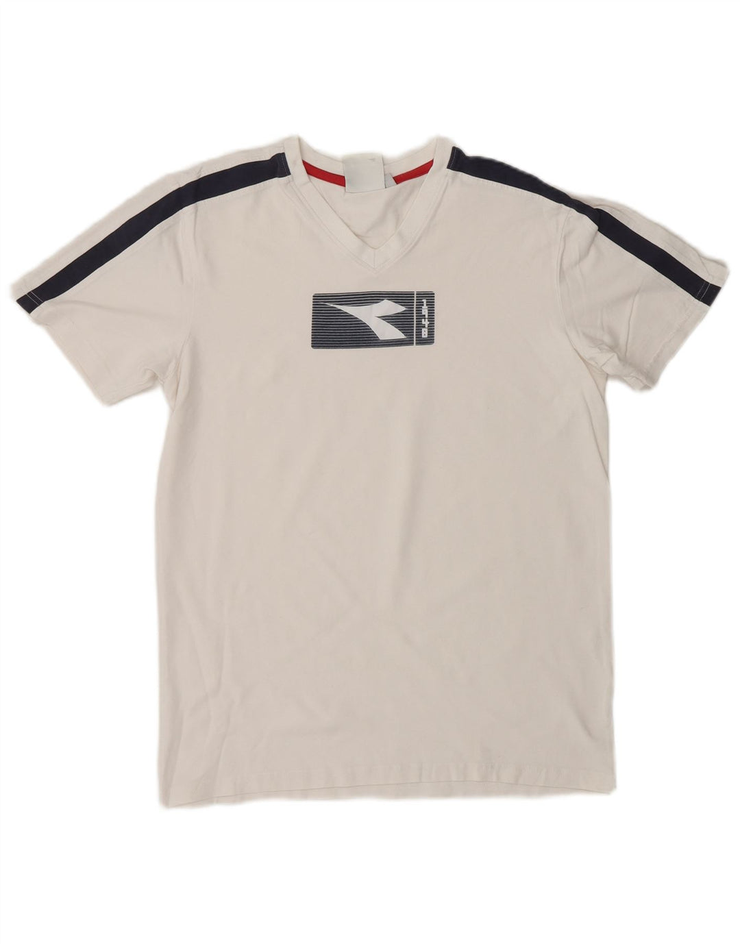DIADORA T-shirt grafica da uomo Top color bianco medio
