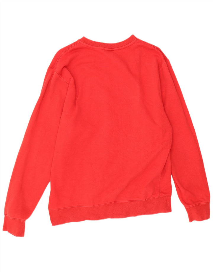 Felpa Nike Uomo Maglione Rosso Medio Cotone