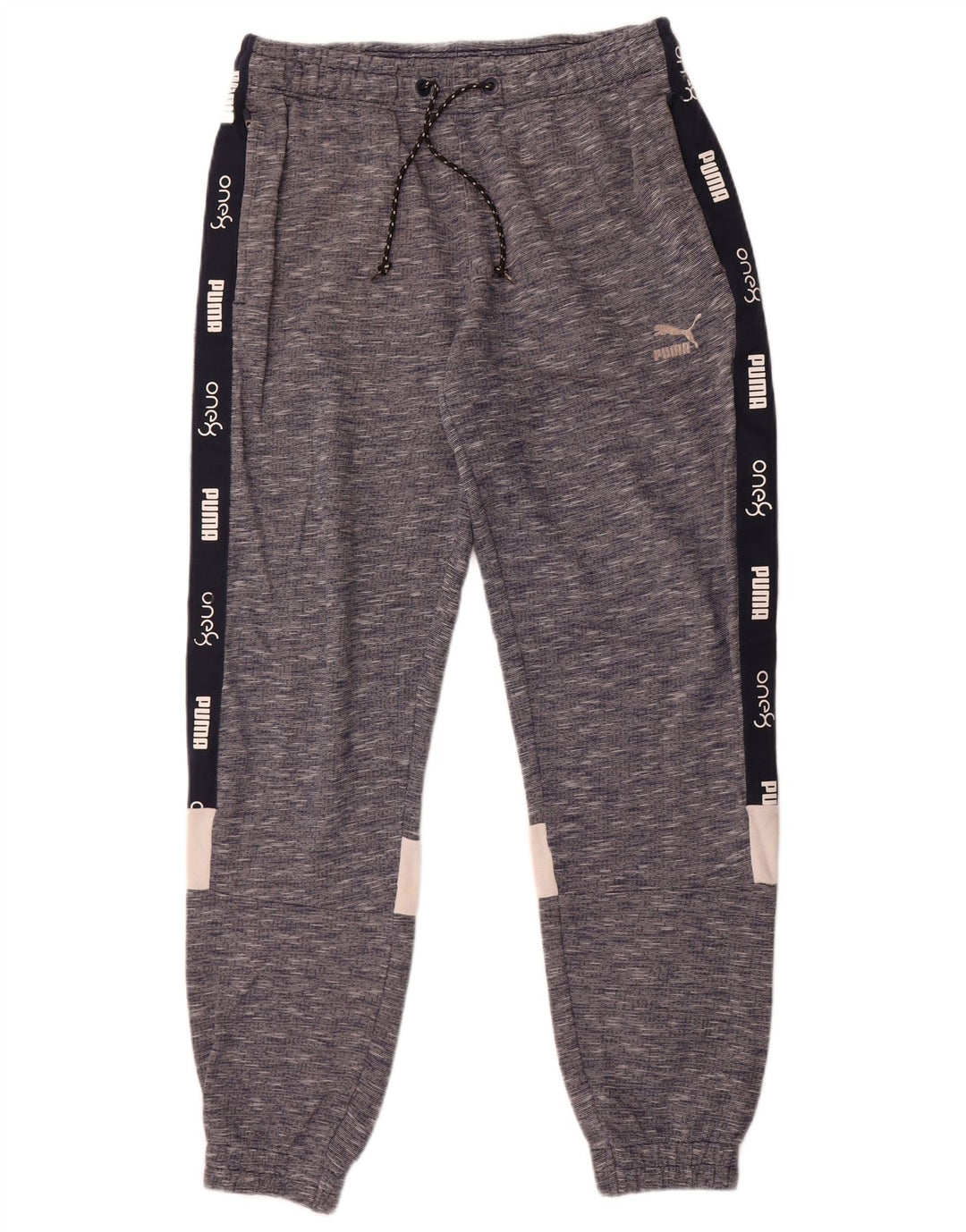 Pantaloni da tuta grafica da uomo Puma Joggers medi blu navy screziati