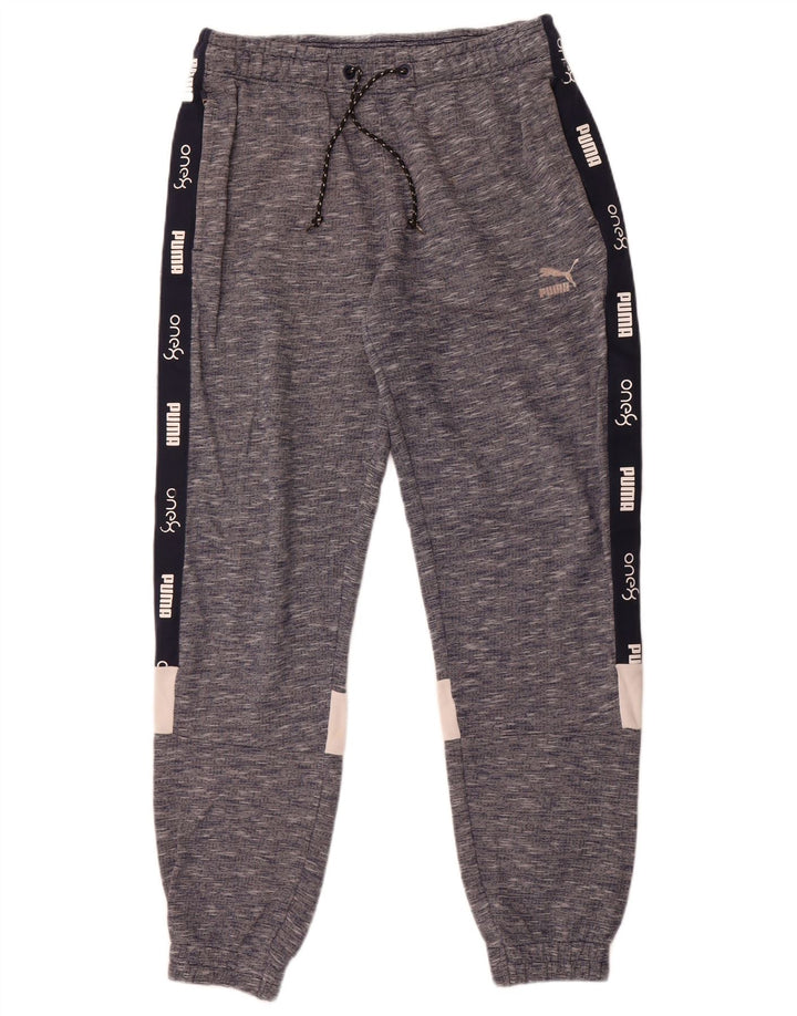 Pantaloni da tuta grafica da uomo Puma Joggers medi blu navy screziati
