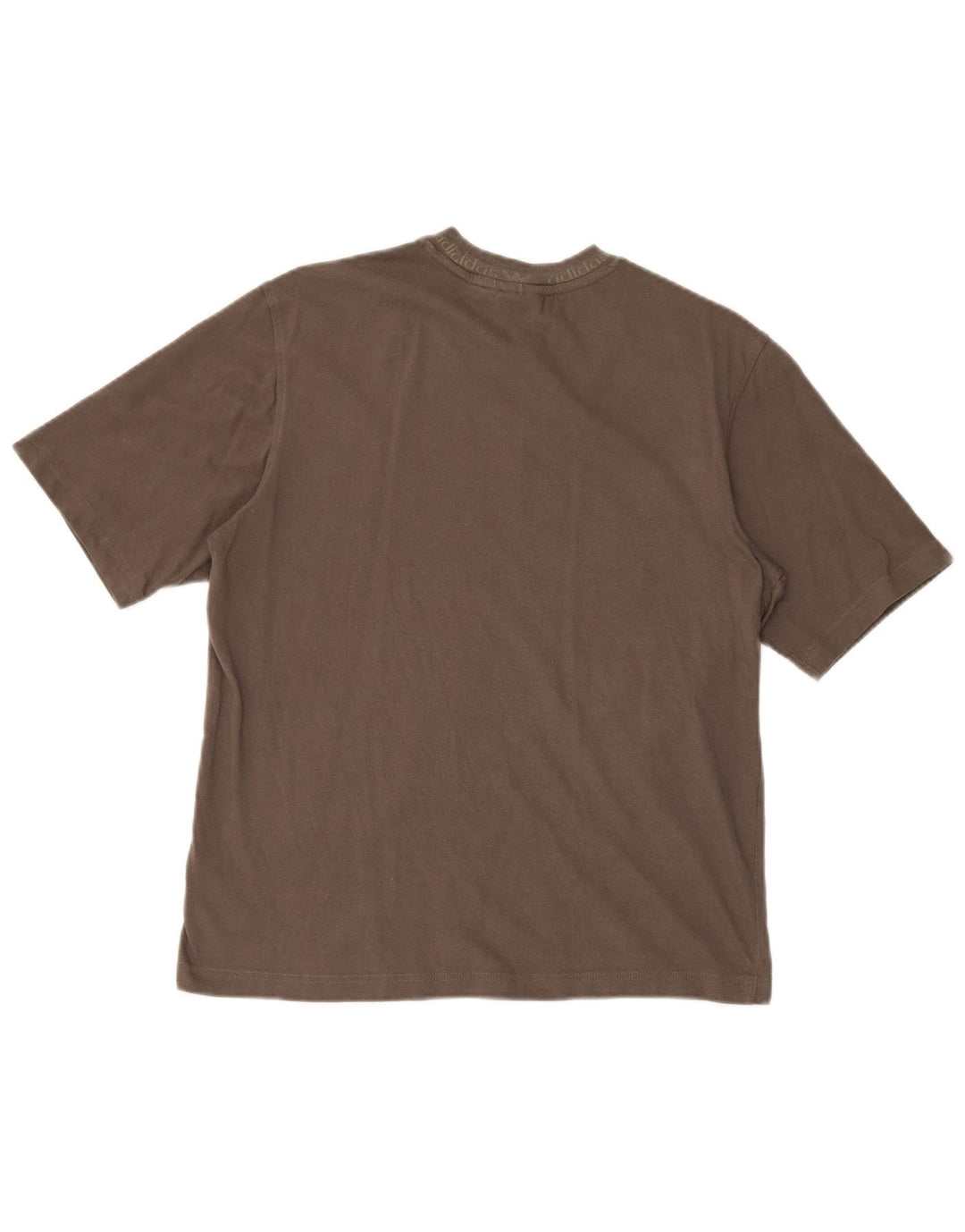 T-shirt Adidas da uomo Top XS in cotone marrone