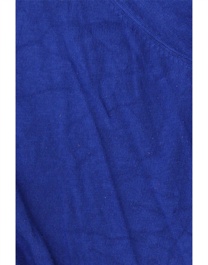 Maglione cardigan da donna Marks & Spencer UK 20 XL viscosa blu