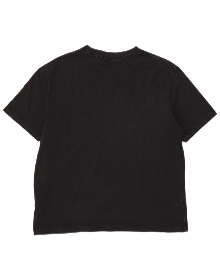T-shirt Jordan da donna Top UK 10 piccola in cotone nero