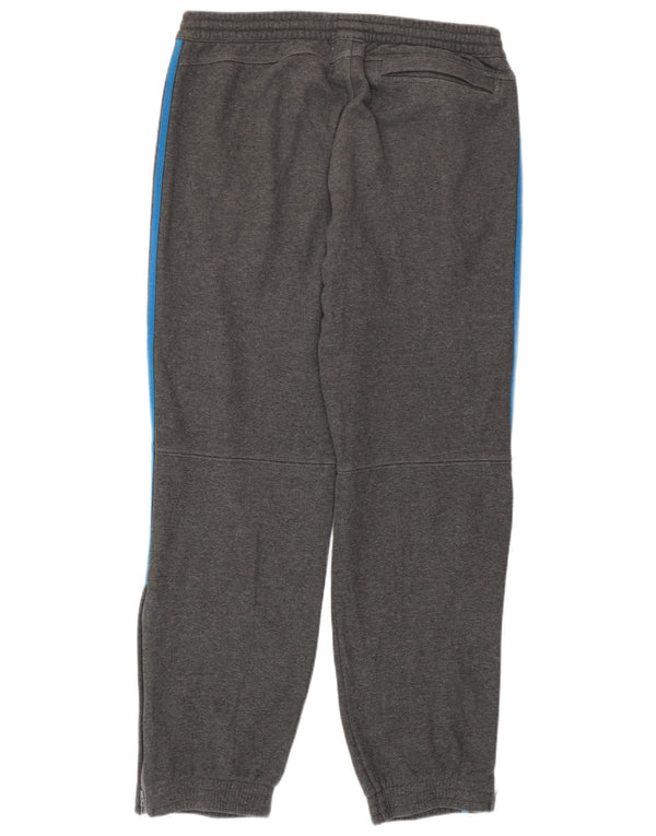 Pantaloni da tuta da uomo Adidas Joggers UK 42/44 Large Grigio Cotone
