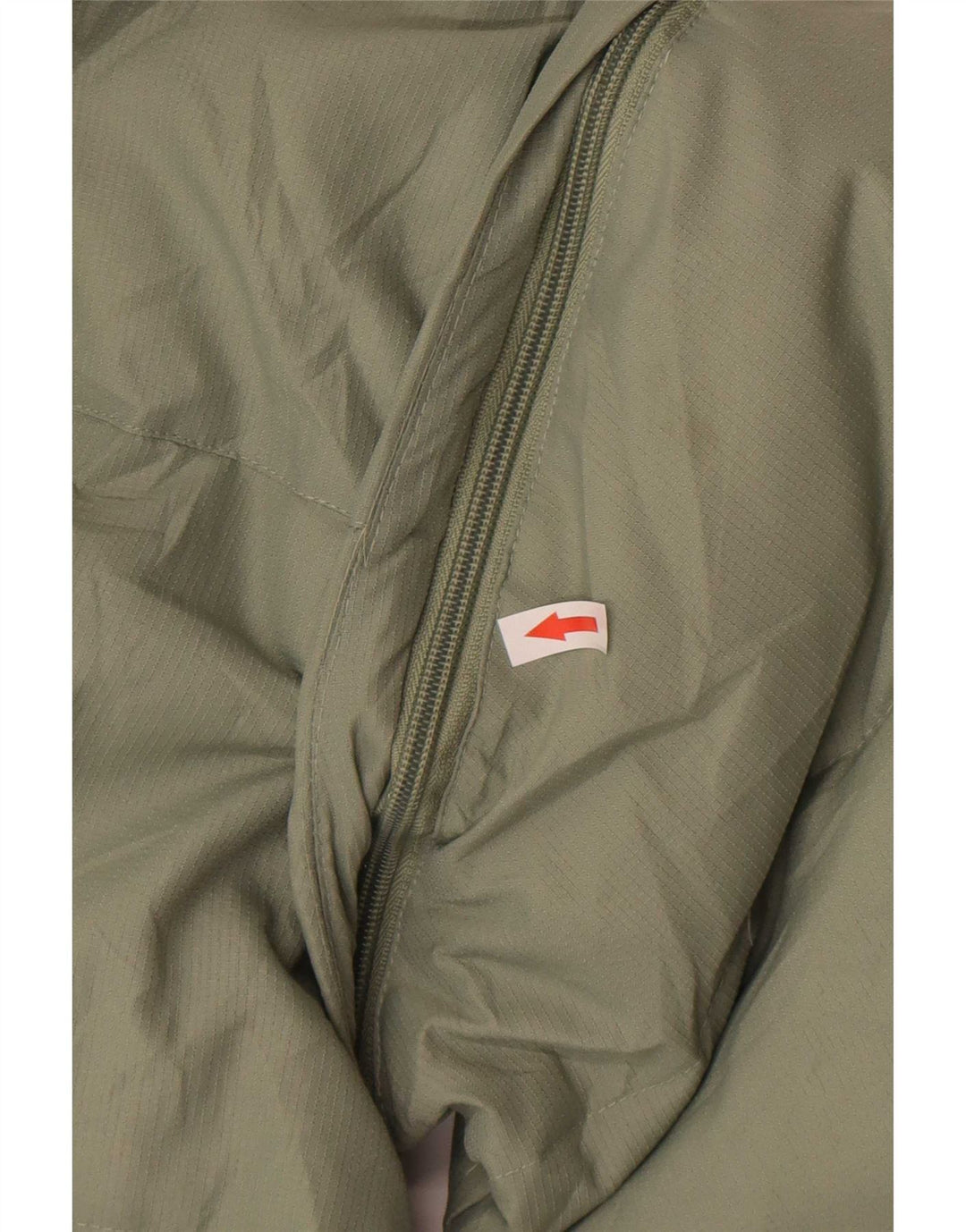 Giacca imbottita con cappuccio Fila da uomo UK 40 Large Verde Colourblock Poliestere