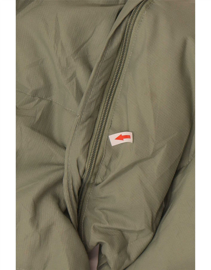 Giacca imbottita con cappuccio Fila da uomo UK 40 Large Verde Colourblock Poliestere
