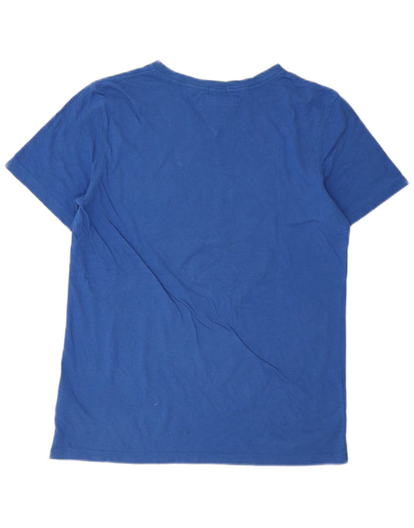 T-shirt grafica da bambino con vestibilità regolare Tommy Hilfiger 15-16 anni in cotone blu