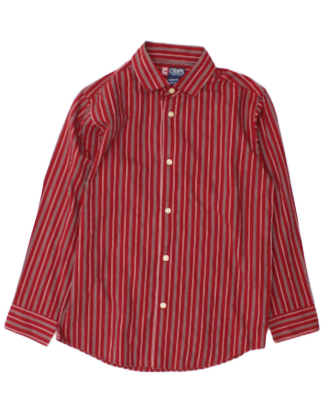 Camicia Chaps Ragazzi 10-11 anni Cotone a righe bordeaux medio