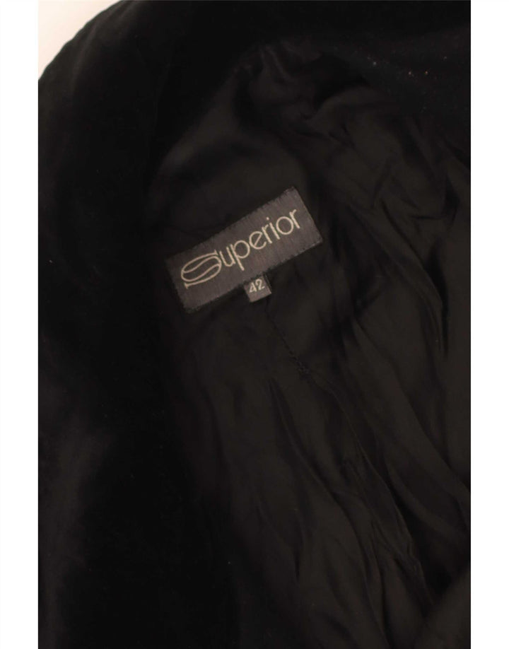 Cappotto Doppiopetto Donna Superior IT 42 Medio Nero