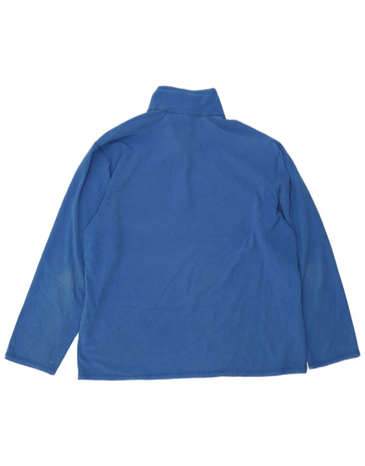 THE NORTH FACE Maglione in pile da uomo con zip e collo XL poliestere blu