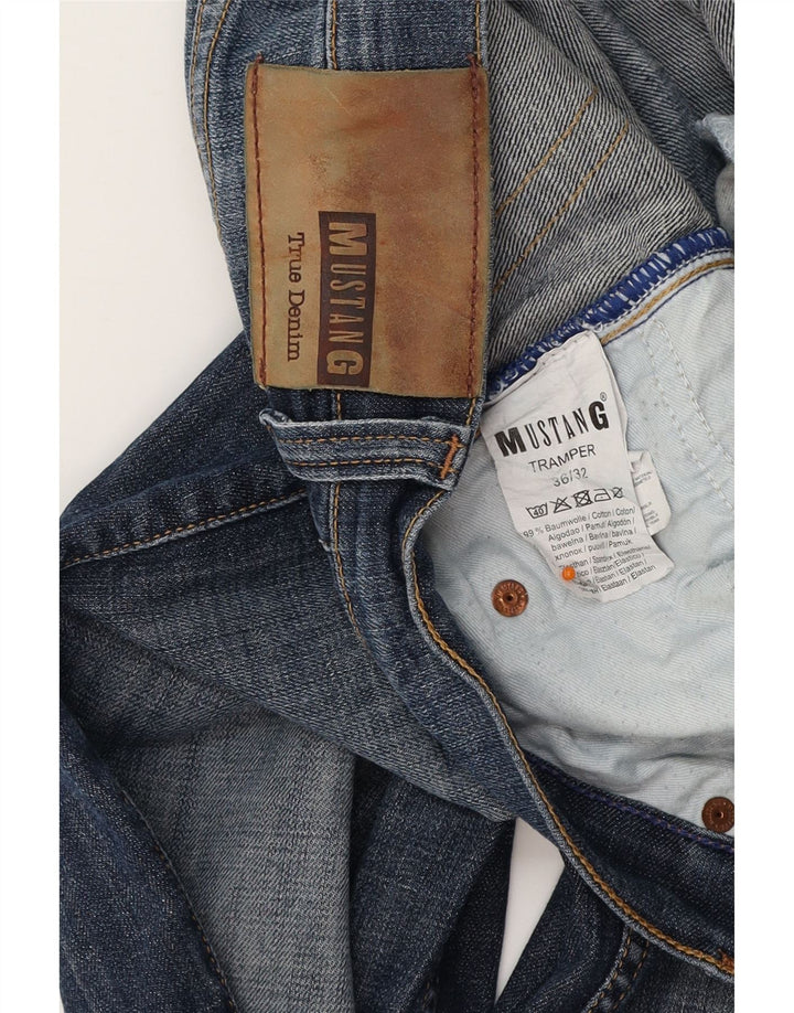 Mustang Jeans slim da uomo Tramper W36 L32 Blu navy