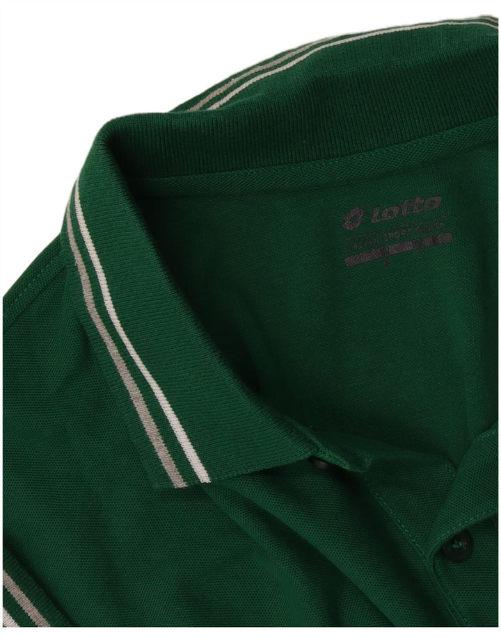 Polo da uomo Lotto verde medio