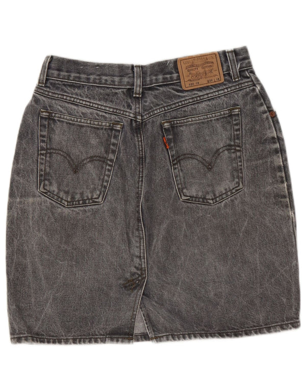 Gonna di jeans da donna LEVI'S W29 Grigio medio