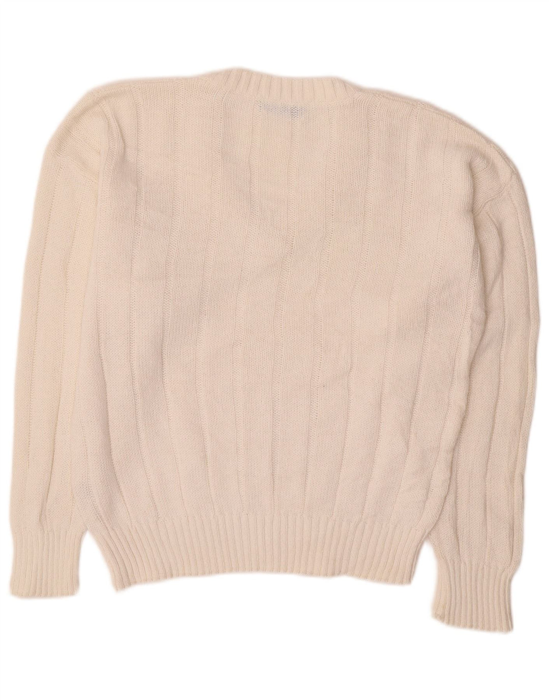 CARRERA Maglione Uomo Scollo a V Piccolo Cotone Bianco