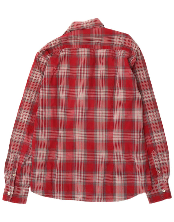 Camicia da uomo Cerruti 1881 2XL Cotone scozzese rosso