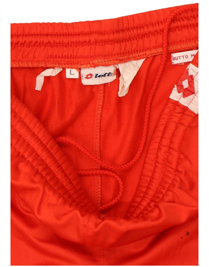 Pantaloni da tuta grafici da uomo Lotto Large rosso color block