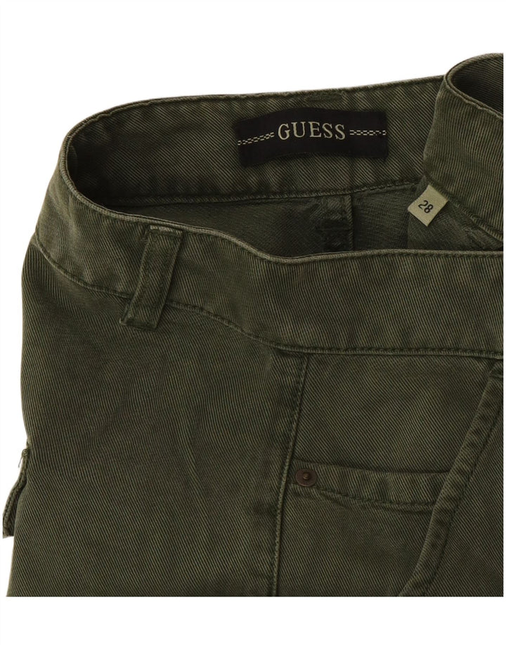 Pantaloni cargo da jogging Guess da donna W28 L29 Verdi