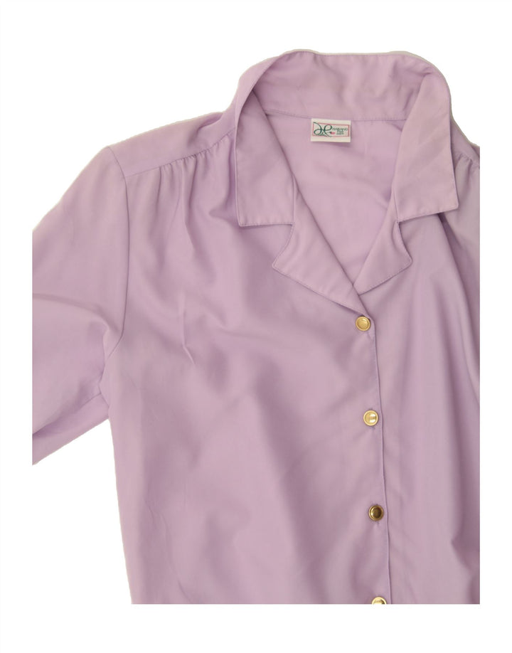 HABAND Womens Pullover Shirt UK 14 Large Purple Vintage Haband and Second-Hand Haband from Messina Hembry 