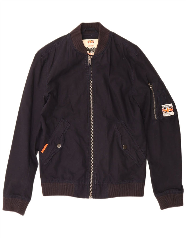 Giubbotto bomber da uomo Superdry UK 36 Small Blu Navy