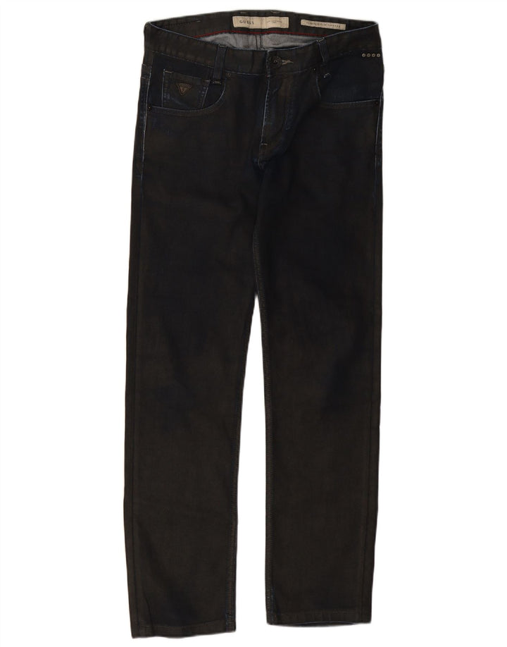 Jeans Guess slim affusolati da donna W30 L29 Blu Navy