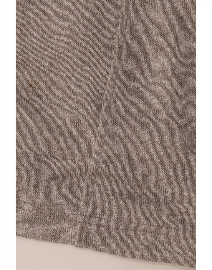 Felpa con cappuccio e zip da donna Eddie Bauer UK 18 XL Poliestere grigio