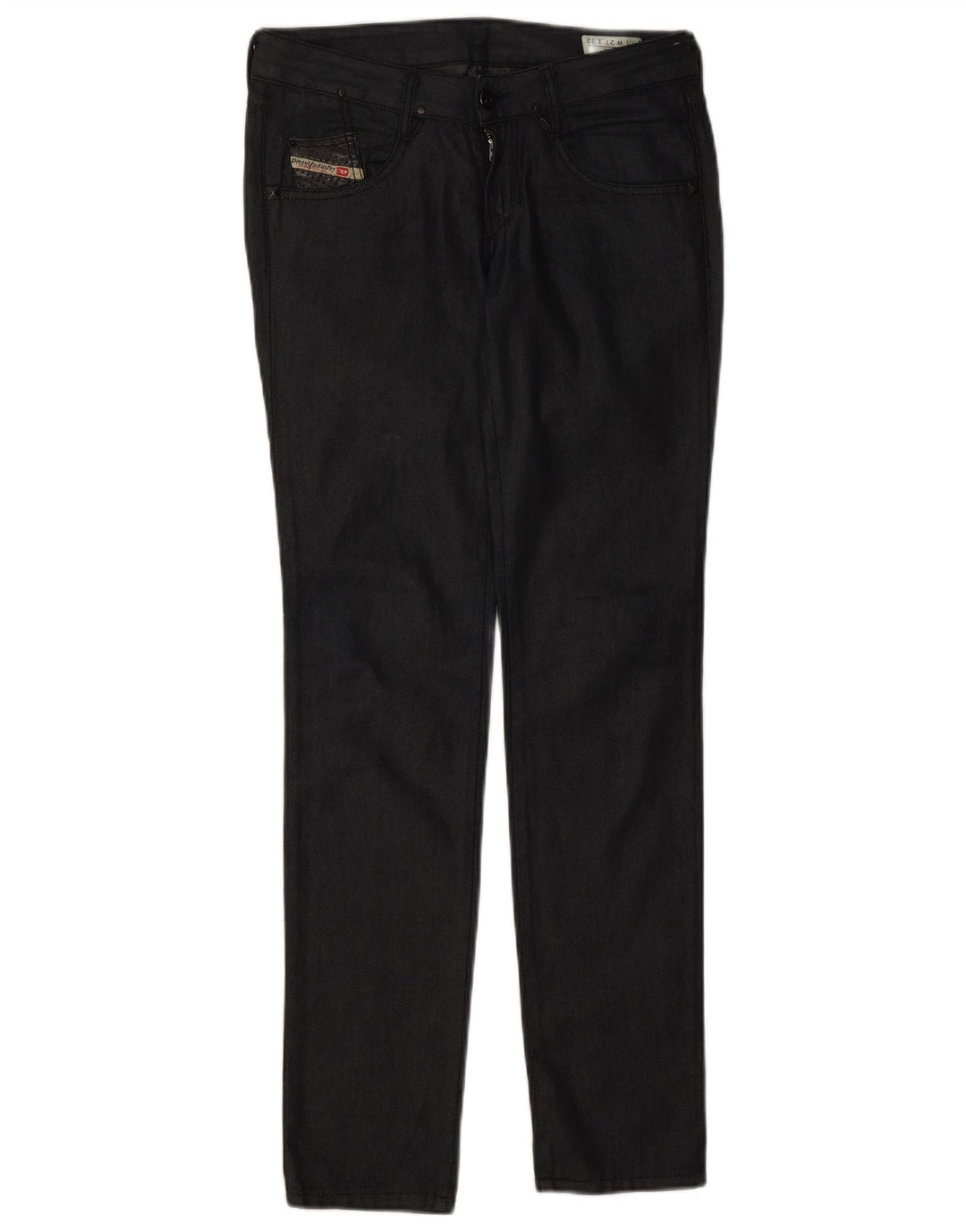 Jeans slim da donna Diesel Clush W27 L32 cotone nero