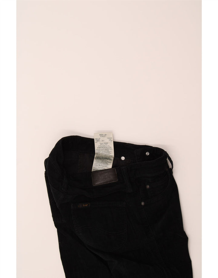 LEE Womens Scarlett Slim Jeans  W25 L30 Black Cotton Vintage Lee and Second-Hand Lee from Messina Hembry 