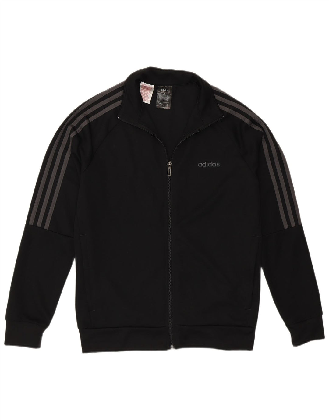 Giacca superiore della tuta Adidas Climalite da ragazzo 13-14 anni in poliestere nero