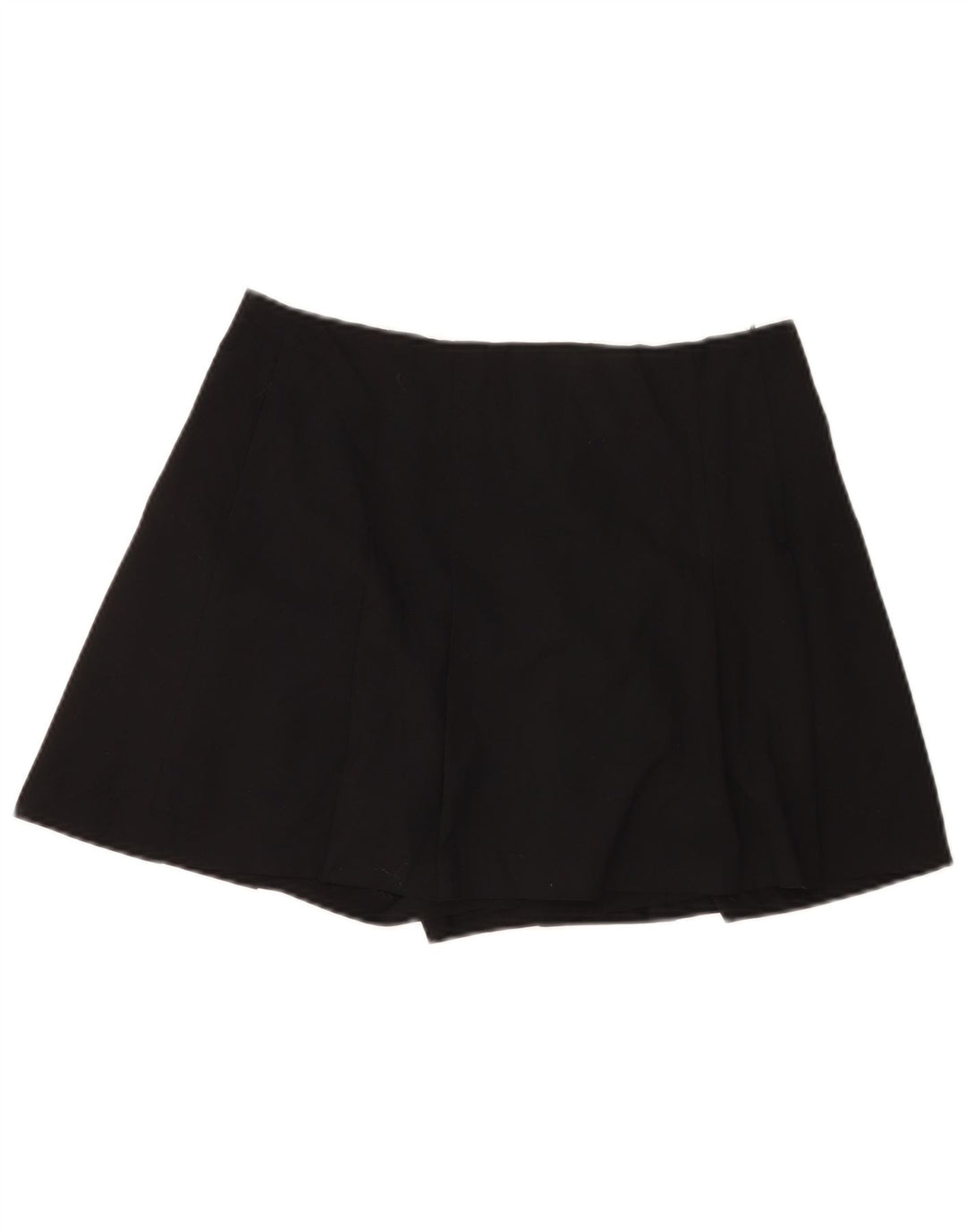 Minigonna Skort da donna Zara grande W30 poliestere nero