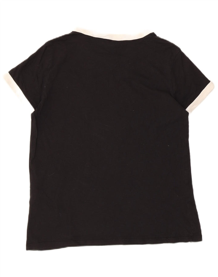 T-shirt da donna Levi's Top UK 10 Small in cotone color block nero
