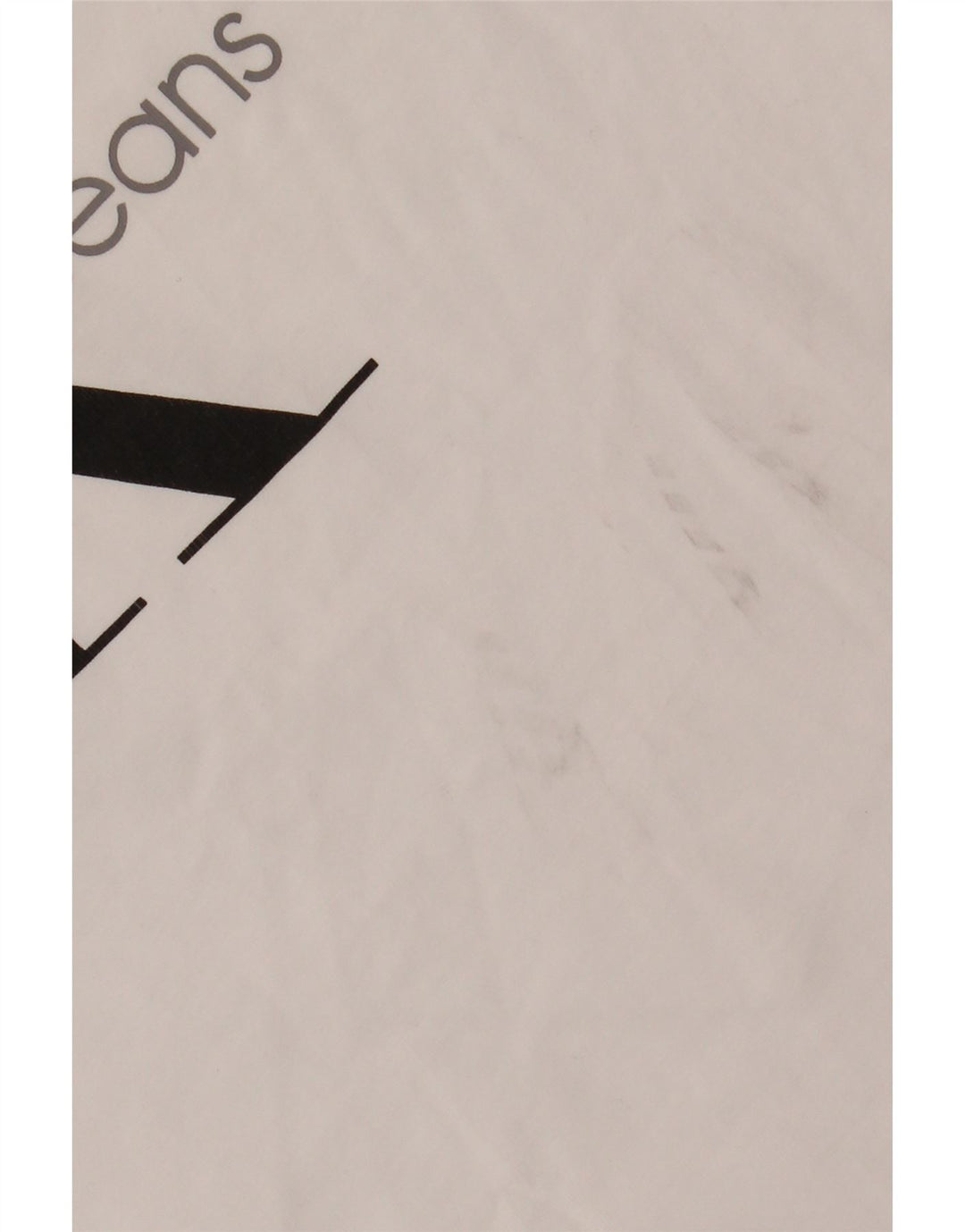 CALVIN KLEIN JEANS T-shirt grafica da uomo Top piccola in cotone bianco