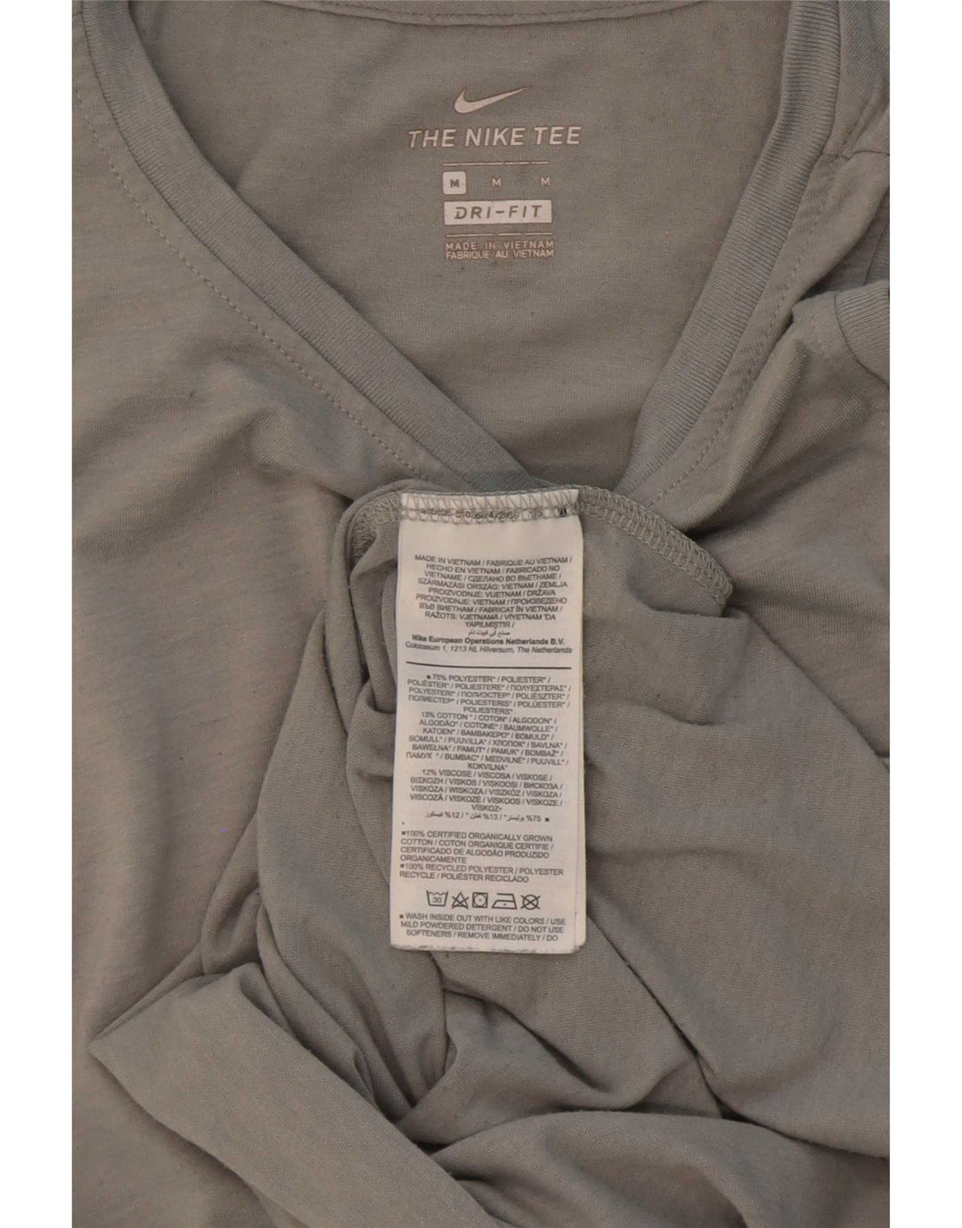 Canotta Nike da uomo di colore grigio medio