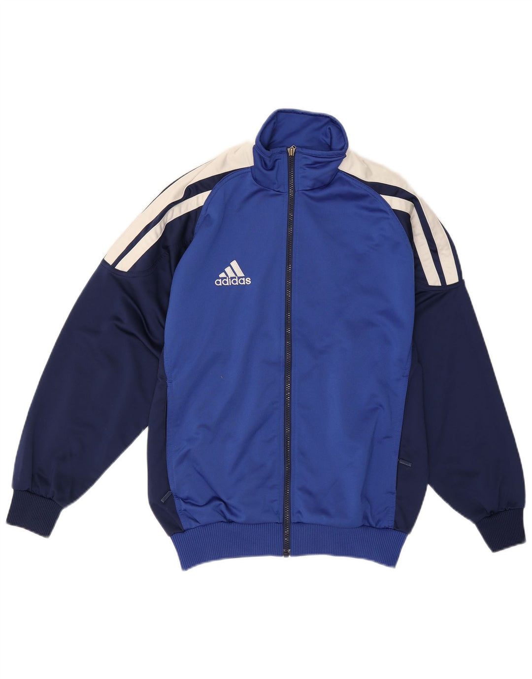 Giacca da tuta da ragazzo Adidas 13-14 anni Blu navy Colourblock