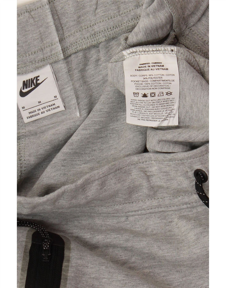 Pantaloni da tuta da uomo NIKE in cotone grigio medio