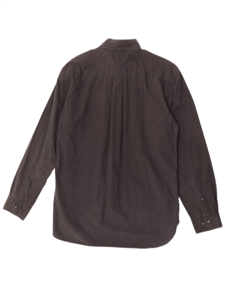 Camicia da uomo Tommy Hilfiger in cotone nero medio