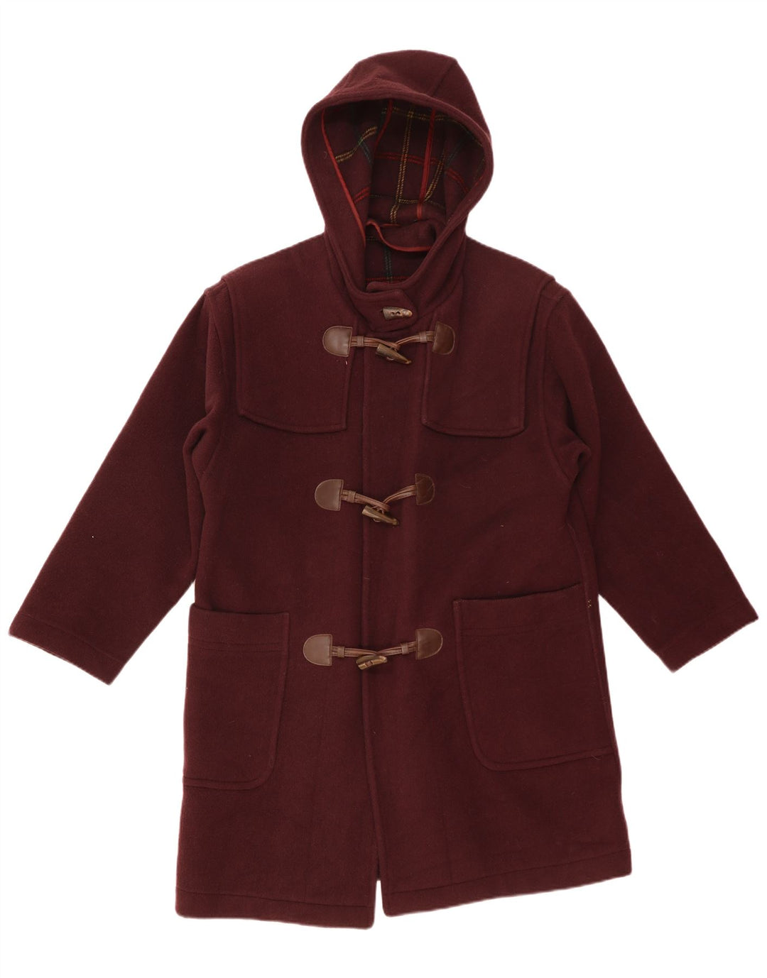 Montgomery con cappuccio da uomo Merlet EU 46 piccolo in lana vergine bordeaux