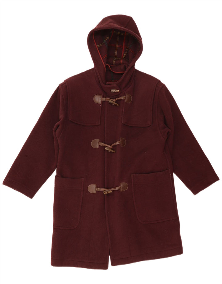 Montgomery con cappuccio da uomo Merlet EU 46 piccolo in lana vergine bordeaux